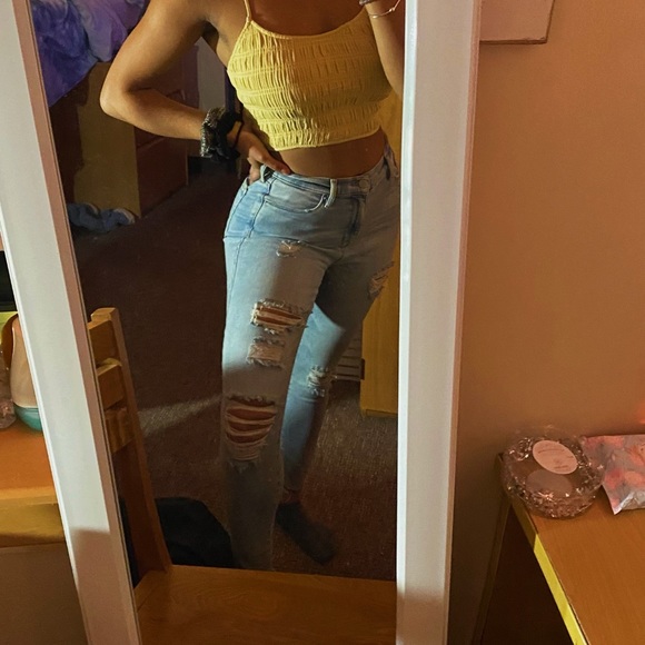 PacSun High Rise Jeggings Ripped - Picture 3 of 3